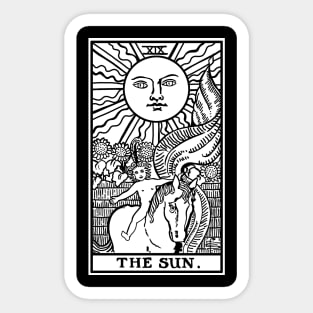Tarot card The Sun Sticker